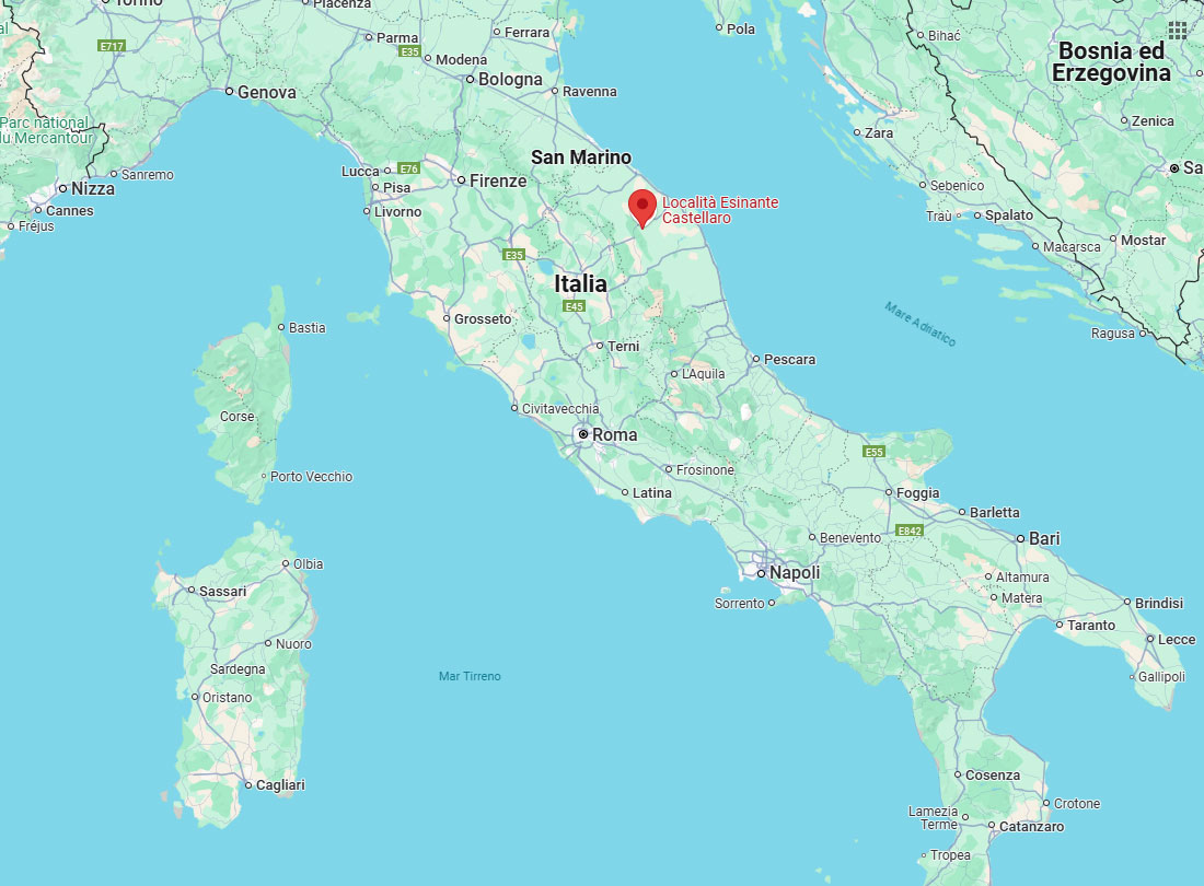 Localizzazione su mappa